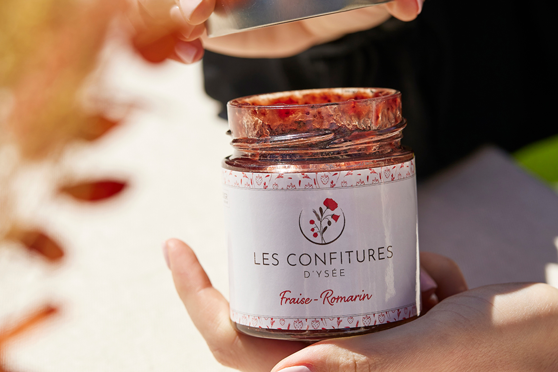 Les Brunchs d'Ysee confiture Fraise Romarin